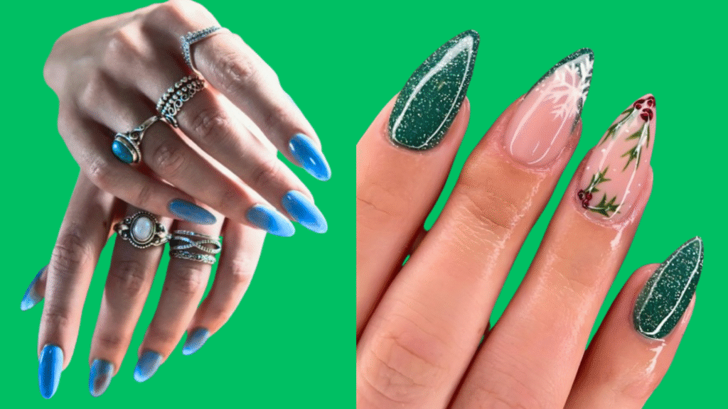 Woman applying cuticle oil for strong nails | breezeaprilshop.com